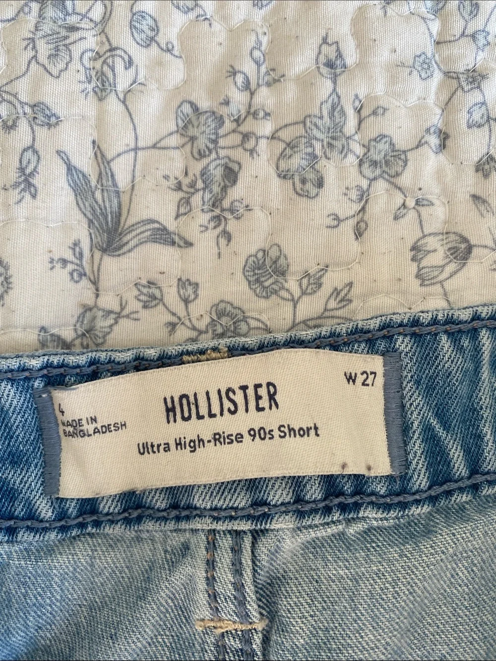 Hollister Light Blue Denim Shorts